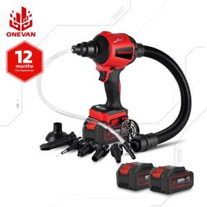 브러시리스 전기 공기 송풍기 먼지 송풍기 80000RPM 21V 18V 배터리 용 노즐이있는 충전식 무선 청소 스위퍼