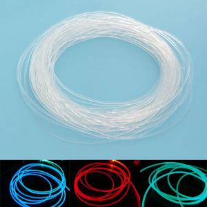1.5/2/3/4mm PMMA 사이드 글로우 광섬유 케이블 자동차 LED 조명 밝은 및 LED 광섬유 조명기 엔진 장식