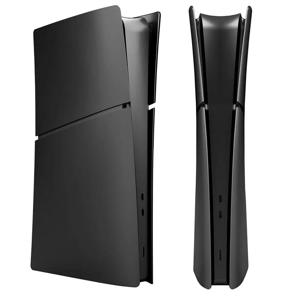 PlayStation 5 슬림 디지털/광학 드라이브 버전용 교체 플레이트 PS5 SLIM 페이스플레이트 쉘용 보호 하드 케이스 블랙