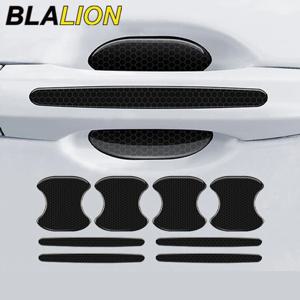 BLALION 자동차 도어 핸들 그릇 스크래치 보호 스티커 탄소 섬유 보호기 커버 자동차 핸들 충돌 방지 보호 스트립