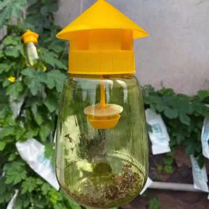 과일 파리 트랩 킬러 노란색 플라스틱 Drosophila 트랩 안티 플라이 과일 파리 킬러 포수 과수원 곤충 트랩 해충 방제 제품