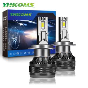 YHKOMS 고전력 CSP H4 H7 LED 200W 30000LM H1 H8 H9 H11 자동차 LED 전구 9005 HB3 9006 HB4 9012 HIR2 자동 안개 램프 6000K
