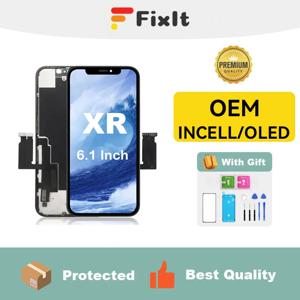 Iphone Xr 디스플레이 용 6.1 인치 화면 교체 전화 Xr LCD 디스플레이 화면 디지타이저 어셈블리 (수리 도구 포함)