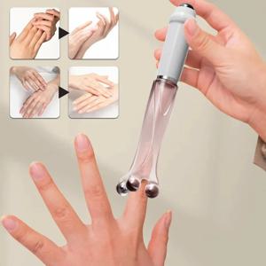 손가락 관절 경혈 마사지 롤러 휴대용 손 침술 포인트 마사지 손가락 피로 관절염 마사지 도구 완화