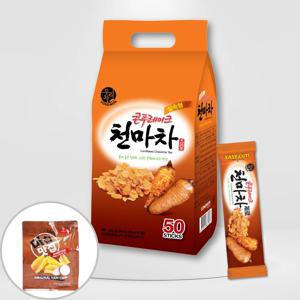 송원 우리차 콘푸레이크 천마차 50T+마로만든스낵 마칩 오리지널60g