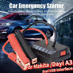 자동차 리튬 배터리 변환기 충전기 클립 Makita / Dayi A3 부스터 케이블 비상 전원 어댑터 용 자동 점화기 점프 스타터