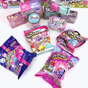 오리지널 Shopkins 쇼핑 엘프 블라인드 박스 유치원 선물 서프라이즈 장난감 슈퍼마켓 쇼핑 장면 액션 피규어 어린이 선물