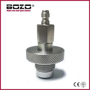 HPA HP 공기 충전 스테이션 리필 스테인레스 스틸 300Bar Din 밸브, 8MM 빠른 연결 해제 G5/8-14 수 플러그 다이빙