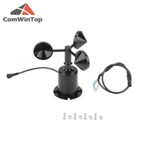 0-70 메터/초 폴리 카보네이트 본체 풍속 센서 4-20MA 0-5V 0-10V RS485 펄스 출력 풍속 송신기 풍속계