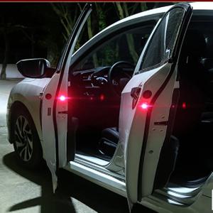 마그네틱 무선 도어 열림 경고 충돌 방지 조명, 현대 ix35, iX45, iX25, i20, i30, 소나타, 베르나, 솔라리스용, 5LED, 2 개
