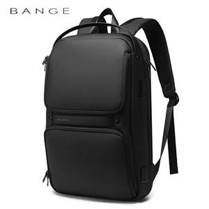BANGE 원래 독특한 디자인 다층 공간 비즈니스 배낭 남자 십대 USB 외부 충전 15.6 노트북 Traval 배낭
