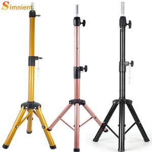 125Cm 마네킹 헤드 홀더 미용사 살롱 훈련 헤드에 대 한 삼각대 스탠드 가발 만들기에 대 한 강력한 조정 가능한 가발 스탠드 삼각대