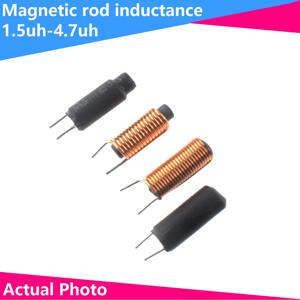 10Pcs 자기 막대 인덕턴스 코일 막대 인덕터 DC 필터링 1UH 1.5UH 2.2UH 3.3UH 4.7UH 8UH 10UH