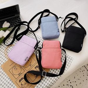 새로운 패션 휴대 전화 가방 여성 메신저 가방 모든 일치 미니 작은 Crossbody 가방 교수형 목 동전 지갑 수직 핸드백