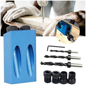 7pcs/14pcs 포켓 15도 비스듬한 구멍 로케이터, 각도 드릴 로케이터, 목공 비스듬한 구멍 위치 드릴 비트, 지그 세트 G