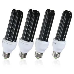 15W 20W 30W 40W E27 UV 전구 AC220V 직선 저에너지 자외선 형광등 블랙 라이트 CFL 바이올렛 감지 램프