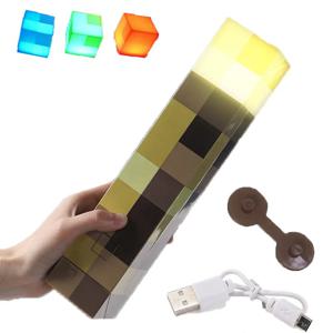 Brownstone 횃불 손전등 LED 야간 조명 USB 충전식 침실 및 버클 어린이 선물과 생활 장식 조명