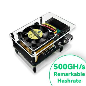 NMAxe Bitaxe Bitcoins NMMiner 공식 Ultra BM1366 ASIC 칩 솔로 복권 광부 500Gh/s 디스플레이가 포함된 완전 오픈 소스 가정용