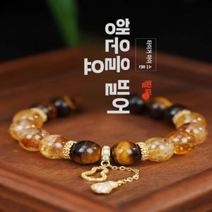 행운 손목 시계 여성용 금색 타일 크리스탈 행운 금색 타일 크리스탈 흰색 눈 손목 시계 팔찌 팔찌 팔찌