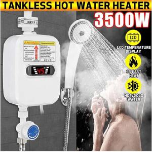 3500W Tankless 온수기 수도꼭지 샤워 인스턴트 온수기 전기 탭 난방 주방 및 욕실 용 인스턴트 온수