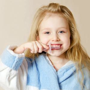 TYRY.HU 1PC 아기 칫솔 어린이 360 학위 어린이 칫솔 Teethers 아기 브러시 실리콘 키즈 치아 구강 관리 청소
