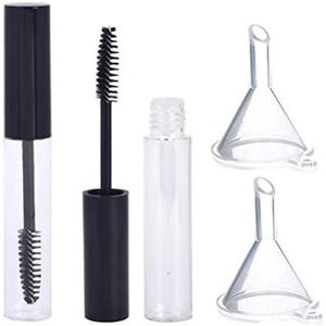 5/10ml 2PCS 빈 마스카라 튜브 속눈썹 지팡이 속눈썹 크림 컨테이너 병 깔때기 전송 피펫 리필 용 병