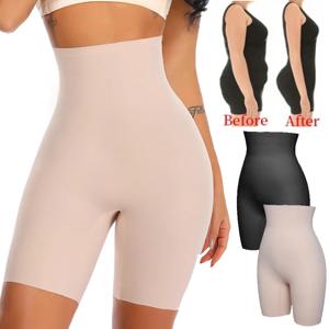 파워 반바지 여성용 하이 웨이스트 바디 셰이퍼 경량 코튼 블렌드 놀라운 통기성 Shapewear 컨트롤 팬티