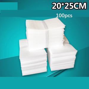 100 개/갑 보호 EPE 폼 절연 시트 쿠션 포장 파우치 가방 포장 재료 랩 메일러