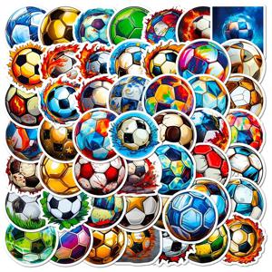10/30/50PCS 다채로운 축구 PVC 스티커 미적 장식 Scrapbooking 스케치북 한국어 편지지 학교 용품 아이를위한