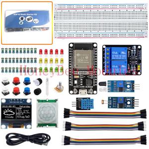 Arduino 프로젝트용 크리에이터 키트 esp32 키트용 스타터 키트 개발 ESP-32S WIFI 개발 키트 보드 기본 스타터 키트