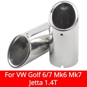 폭스 바겐 골프 6 7 Mk6 Mk7 새로운 Lavida Bora Sagitar Tiguan Scirocco 1.4T 배기 머플러 스테인레스 스틸 배기 팁