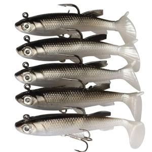 1pcs 키트 낚시 미끼 소프트 미끼 8cm/2.8in 인공 미끼 멋진 낚시 후크