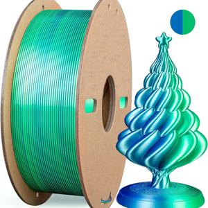 Eryone 200G 울트라 실크 PLA 필라멘트 3D 인쇄 3D 필라멘트 1.75mm 3D 프린터 및 3D 펜, 1 롤 도매 빠른 배송