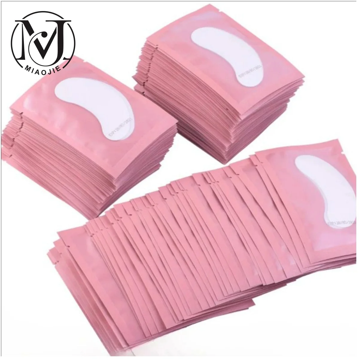 MJ 100pairs 눈 패치 속눈썹 확장 속눈썹 아래 가짜 속눈썹 스티커 속눈썹 확장 용품 패치