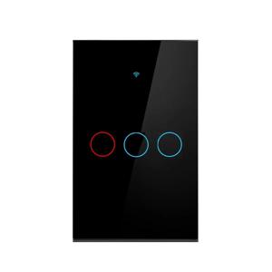 투야 US 와이파이 스마트 벽 스위치, 중성선 터치 센서 없음, LED 조명 스위치, 스마트 홈, 알렉사, 구글 홈, RF433 1/2/3 갱