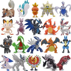 2-3 인치 포켓몬 PVC 액션 피규어 피카추 Charmander Eevee 피규어 인형 모델 애니메이션 컬렉션 장식 장난감 아이 생일 선물