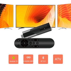 M98 Y10 스마트 TV 스틱 안드로이드 13 BT 5.0 ATV Allwinner H618 2.4G 5G 듀얼 Wifi HDR10 6K 미디어 플레이어 TV 박스