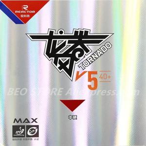 REACTOR Tornada V5 탁구 고무 끈끈한 루프 공격 탁구 고무 중간 하드(최대 내부 에너지 스폰지 포함)