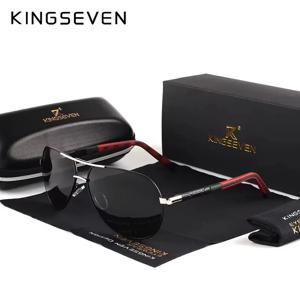 KINGSEVEN 새로운 패션 남자 선글라스 고품질 알루미늄 럭셔리 레트로 기능성 안경 여성 파일럿 액세서리 안경