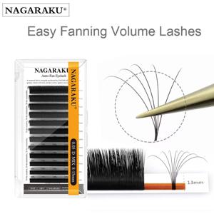 NAGARAKU 빠른 배송 간편한 팬 자동 속눈썹 연장 용품 손으로 빠른 꽃 피는 사전 보세 속눈썹 볼륨 만들기
