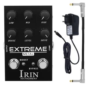 IRIN EXTREME Metal Distortion AN-42 기타 이펙트 페달 하이 게인 오버드라이브 이펙트 페달 일렉트릭 기타 액세서리 및 부품
