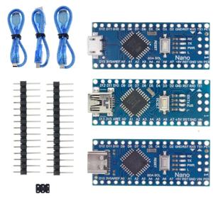 Arduino CH340 USB 드라이버 16Mhz ATMEGA328용 부트로더 호환 나노 컨트롤러가 포함된 미니/Type-C/마이크로 USB 케이블 나노 3.0