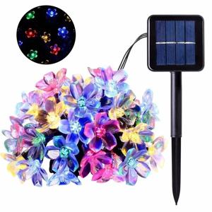 태양 벚꽃 빛 문자열, SolarPatio 조명, 현관 결혼식 파티 장식, 할로윈 장식 Lig에 대한 태양 요정 조명