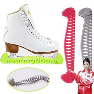 S-XL 아이스 스케이트 피겨 스케이트 블레이드 커버 아이스 스케이트 하키 스케이트 조정 가능한 보호 펑크 방지 확장 가능한 블레이드 슬리브