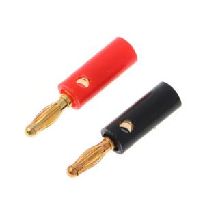 4mm 바나나 스피커 플러그 오디오 비디오 스피커 케이블 어댑터 터미널 용 실버 바나나 플러그 커넥터
