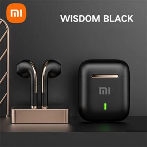 XIAOMI J18 무선 블루투스 헤드폰 이어폰 스테레오 스포츠 이어폰 Ture 무선 블루투스 헤드셋, 마이크 HiFi 이어 버드 포함