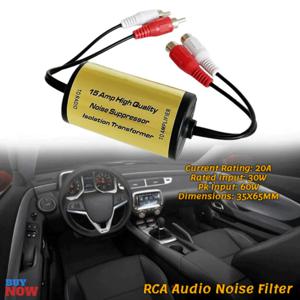 RCA 오디오 노이즈 필터, 노이즈 방지 그라운드 루프 아이솔레이터, 노이즈 필터 제거기, 서프레서 그라운드 루프 솔레이터, 자동차 홈 스테레오