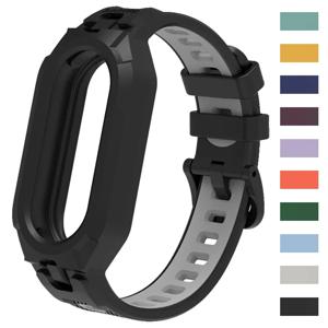 Mi Band 8 스트랩 Xiaomi Mi Band 8 손목 스트랩 Correa 시계 교체 소프트 TPU 실리콘 Miband 8 팔찌