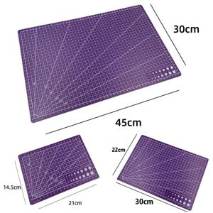 A3 PVC 커팅 매트 작업대 패치 워크 봉제 매뉴얼 DIY 칼 조각 가죽 커팅 보드 용 단일 측면 패치 워크 컷 패드