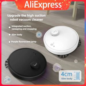 자동 로봇 진공 청소기 3in1 스마트 무선 청소 습식 및 건식 초박형 청소 기계 Mopping Smart Home
